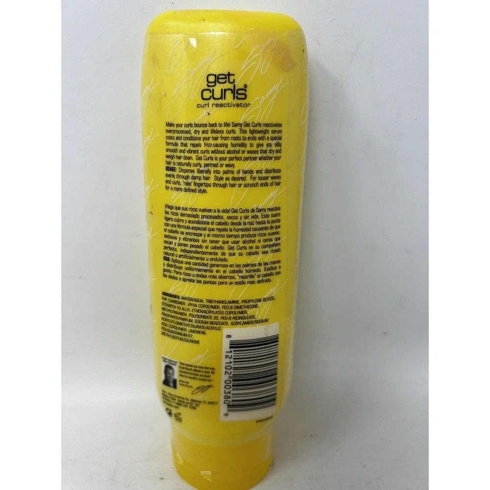 Samy Get Curls Curl Reactivator 8 oz Serum Cream Lotion‎ Product Discontinued